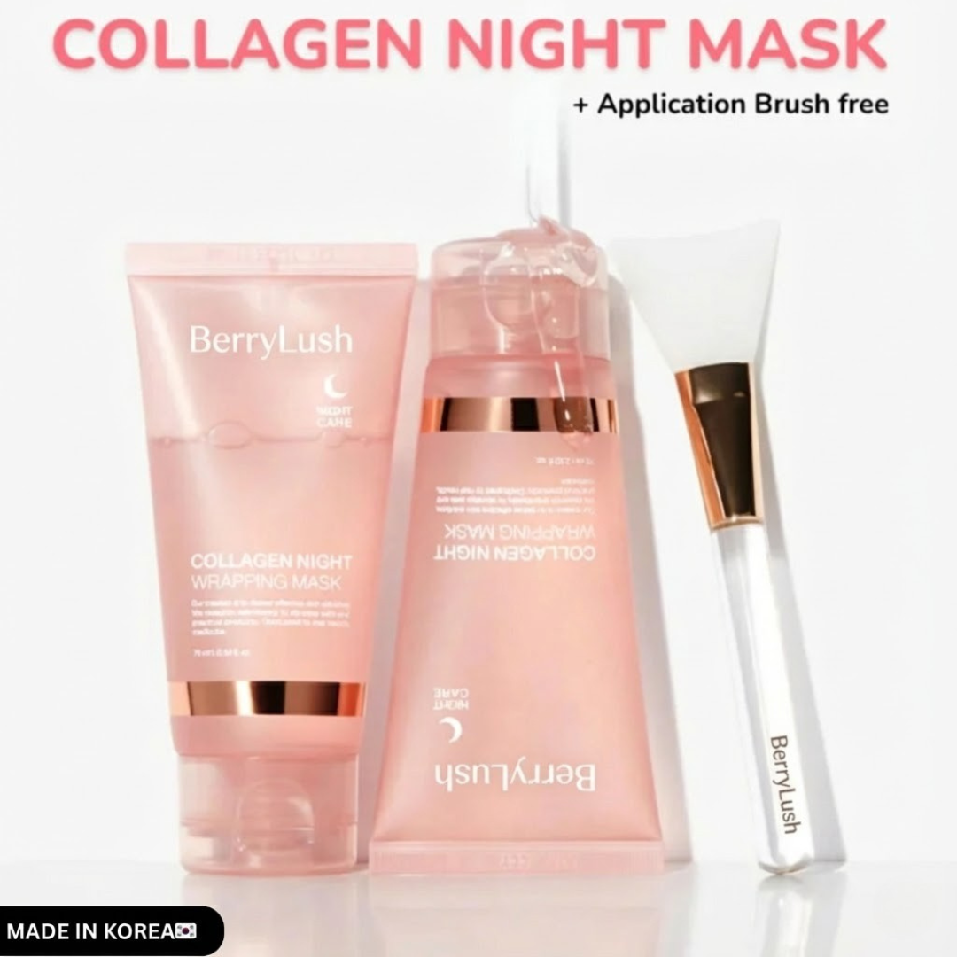 BerryLush Collagen Wrapping Mask – Imported from Korea
