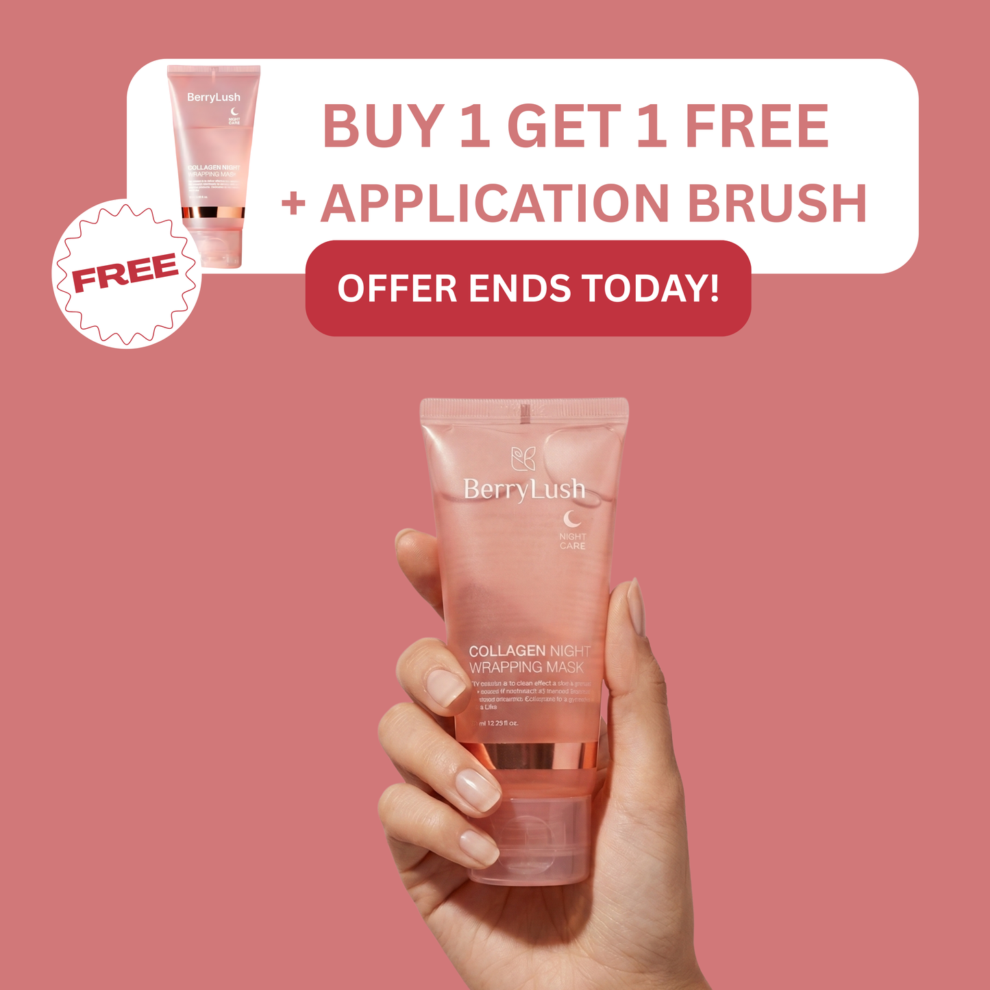 BerryLush Collagen Wrapping Mask – Imported from Korea