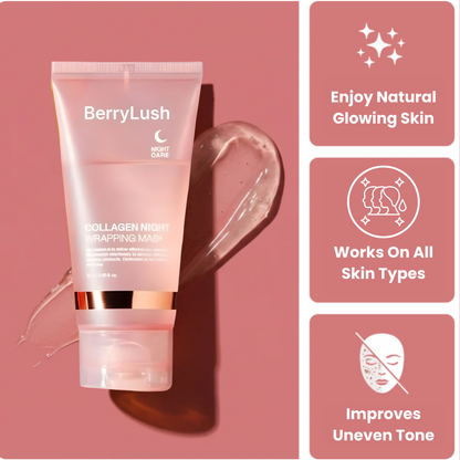 BerryLush Collagen Wrapping Mask – Imported from Korea