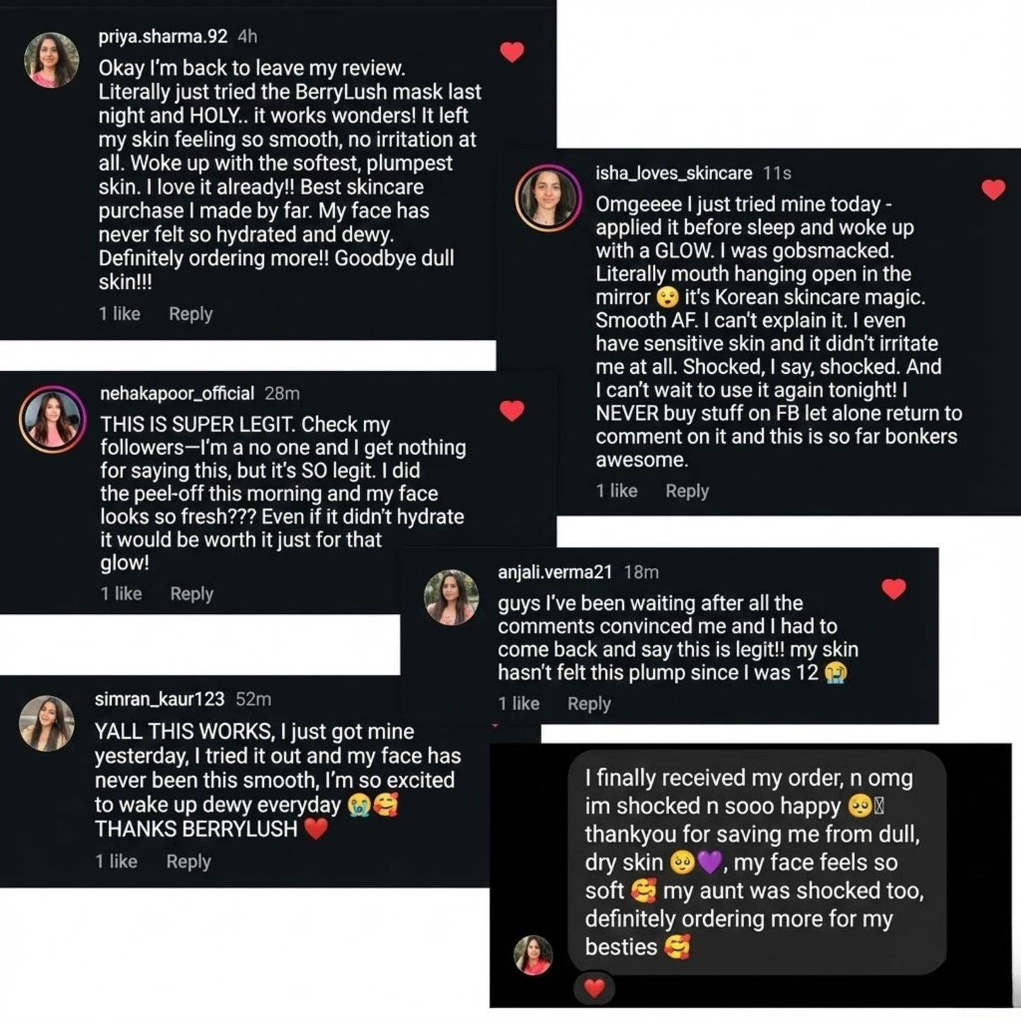 BerryLush Collagen Wrapping Mask – Imported from Korea