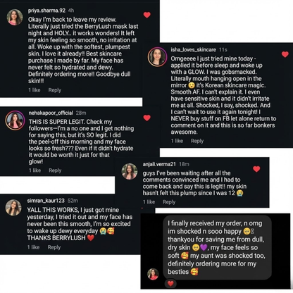 BerryLush Collagen Wrapping Mask – Imported from Korea